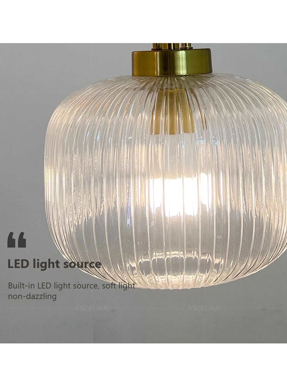 Japandi Glass Pendant Light Japanese Scandinavian Hanging Lamp Warm