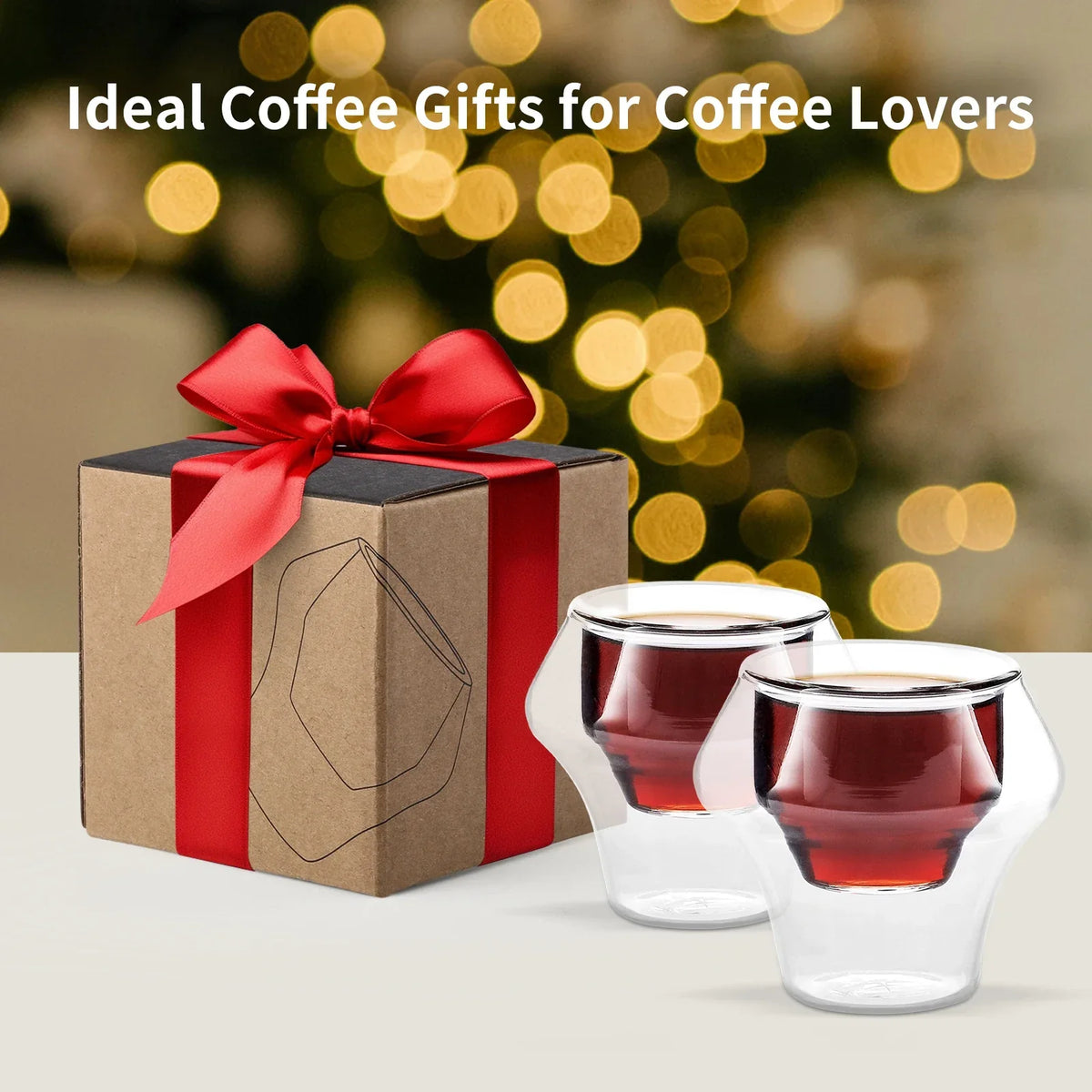 Wall Double Glass Espresso Cup Anti Scald Reusable Tea Mug Shot Glass, TikTok Viral Fall 2025 Artful Serving