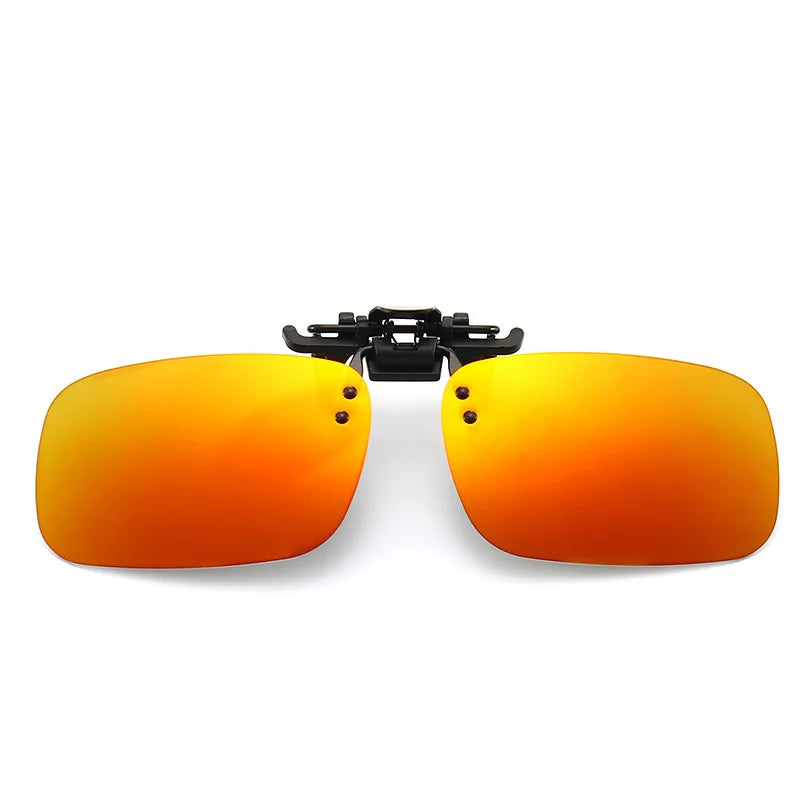 Clip Polarized On Sunglasses - UV 380 Driving Fishing Glasses Color Lenses