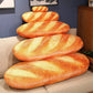 Plush French Bread Pillow - Plush Stuffed Food Decor, Fun Party Prop for Kids, Cozy Sleeping Companion, Unique Room Gift