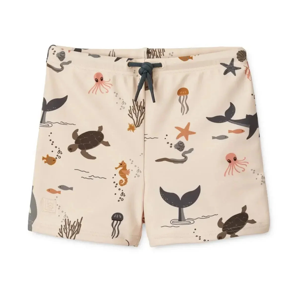 Rash Guard & Hat, Nylon, Cartoon Seagull Star Print, Beach Holidays – Fast-dry Kids’ Swimwear Kit