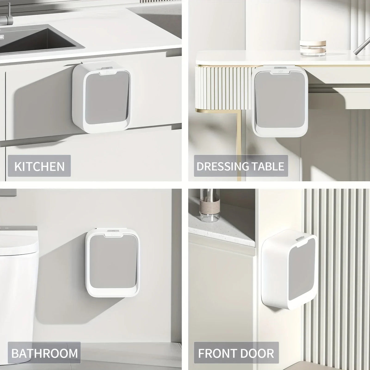 Sensor Motion Trash Can Hanging Bin For Cabinet Door
