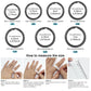 Smart Ring Health Monitor Wearable 5 ATM Water-Resistant Cordless Charging Fall 2025 Trend Gift