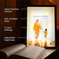 LED Jesus 4D Wall Art Lamp Picture Frame PVC Devotional