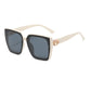 Frame Large Square Sunglasses Women Designer UV400 Travel Eyewear Outdoor Fashion