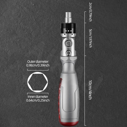 Multi-Functional Ratchet Screwdriver Kit for Household Tools - Plum Blossom Design