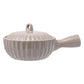 Single Ceramic Handle Bowl With Lid Japanese Style