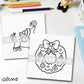 Coloring2025 Edition Book For Adults Cozy Christmas Theme Simple Relaxing Holiday Coloring Pages Gift Idea