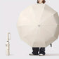 Bones 20 Windproof Strong 105CM Folding Umbrella for Men, Large Handle, Water Resistant