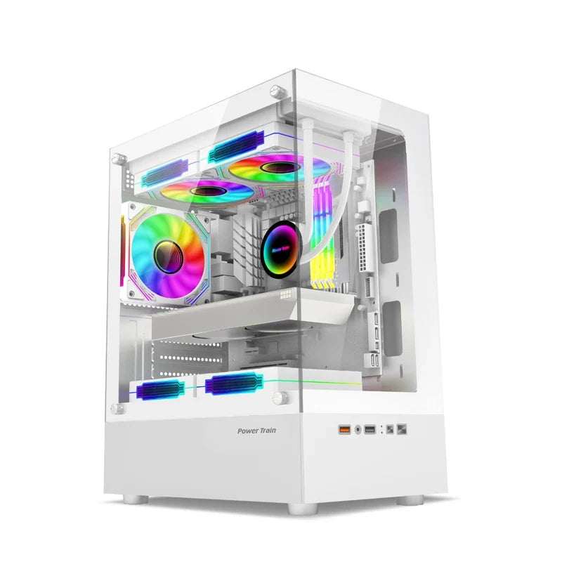 ITX Mini PC Case 240mm Water Cooling MicroATX Chassis