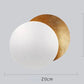 Wall2026 Edition Sconce Light Round Eclipse Contemporary Wall Lamp Iron Construction Ambient Bedside Decor Fall