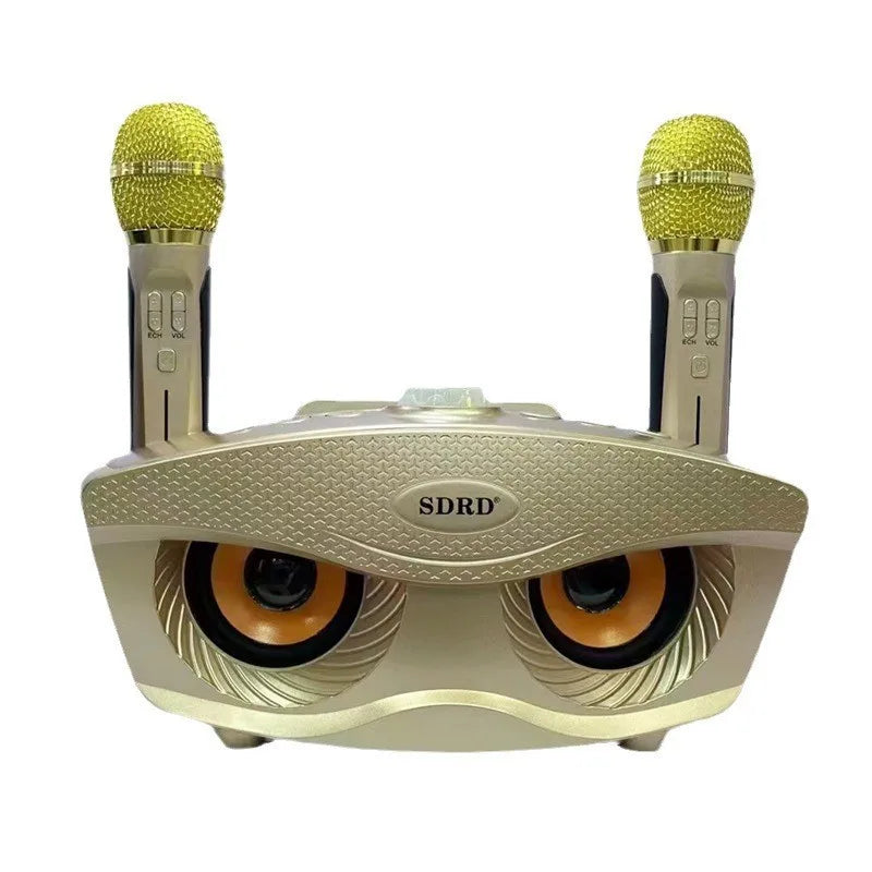 Bluetooth Karaoke Speaker 30W Travel-Friendly System Household Party Karaoke Machine Dual Microphones TikTok Viral Fall 2025 Gift