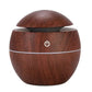 USB Ultrasonic Cool Mist Sprayer Aroma Diffuser Mini Wood Grain Humidifier for Household Use