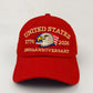unisex Breathable baseball cap - Eagle-embroidered, flag-patch, six-panel curved-brim, cotton crown, 250th anniversary