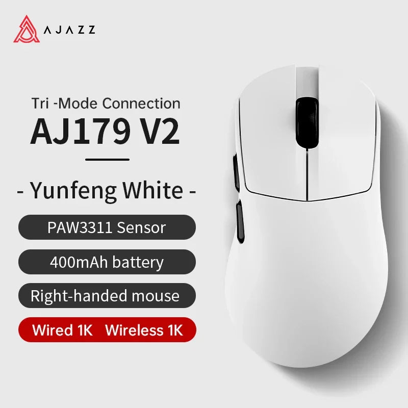 Gaming Mouse Magnetic Charging Comfort-Grip Light Cordless