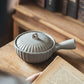 Single Ceramic Handle Bowl With Lid Japanese Style