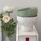 Bowl Ceramic 4 Inch Speckled White Retro Microwave Safe
