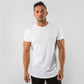 short sleeve, cotton blend, for workout & casual wear – Breathable slim fit men's gym t-shirt