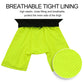 men's Stretchy 2-in-1 running shorts - longer liner, polyester blend, for jogging and gym