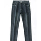 Men’s Stretchy Jeans - Wide Leg, Cotton, Business Casual