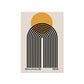 Bauhaus Abstract Patterned Posters Vertical Canvas Art