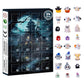 Advent Halloween Calendar 24 Days Tabletop Decor Collectible