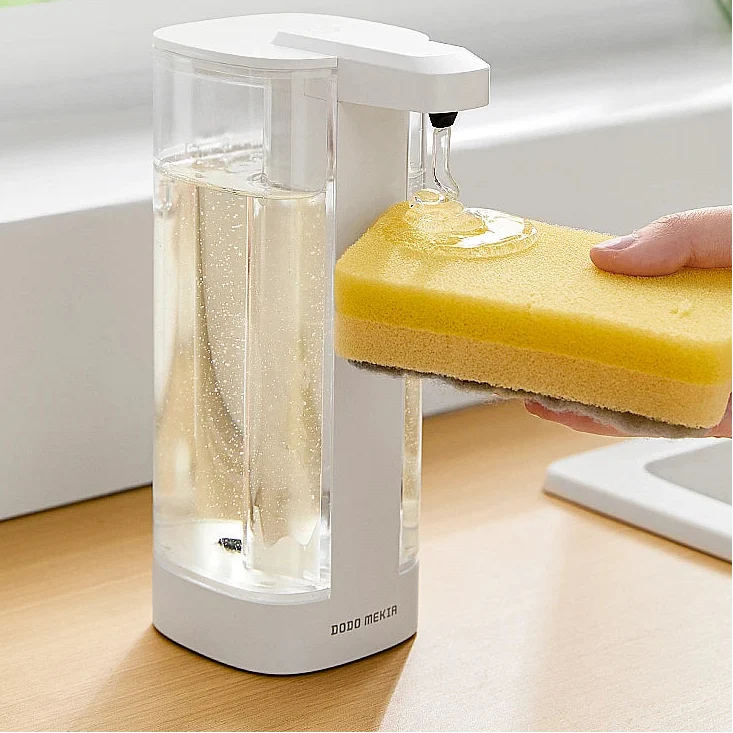 Automatic Dishwashing Machine Sensor Hand Sanitizer Dispenser - Intelligent Kitchen Soap Dispenser with Flexible Liquid Output