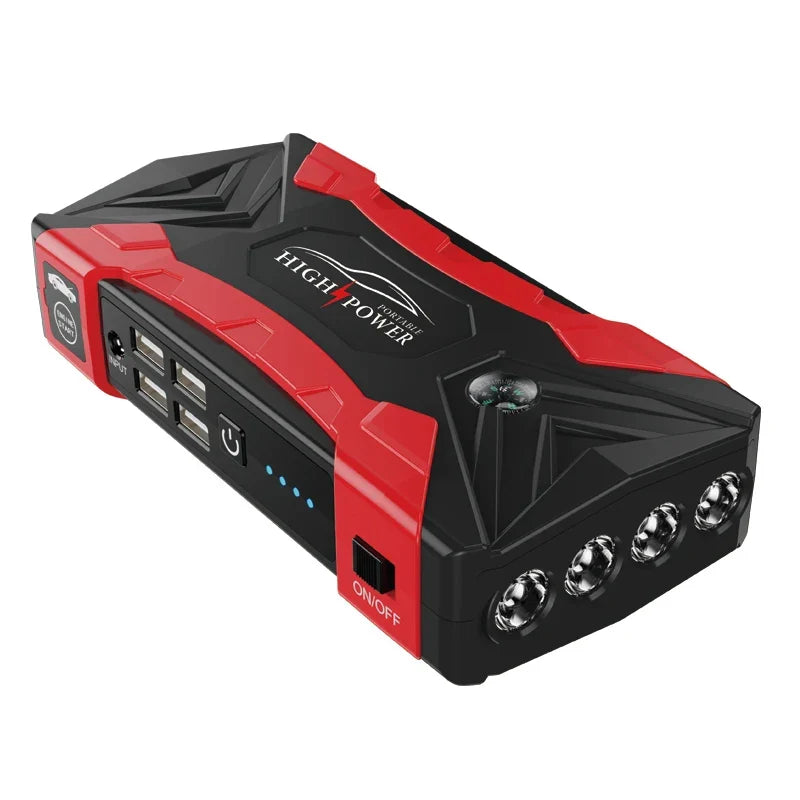 Car Jump Starter Multi Function Travel-Friendly Power Bank 99800mAh 3000A Emergency Start USB Output Viral Fall 2025 Gift