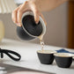 Travel-Friendly Ceramic Travel Tea Kit With Case Gift Kit