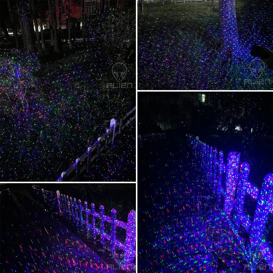 Christmas Laser Light Projector Water-Resistant Outdoor Garden