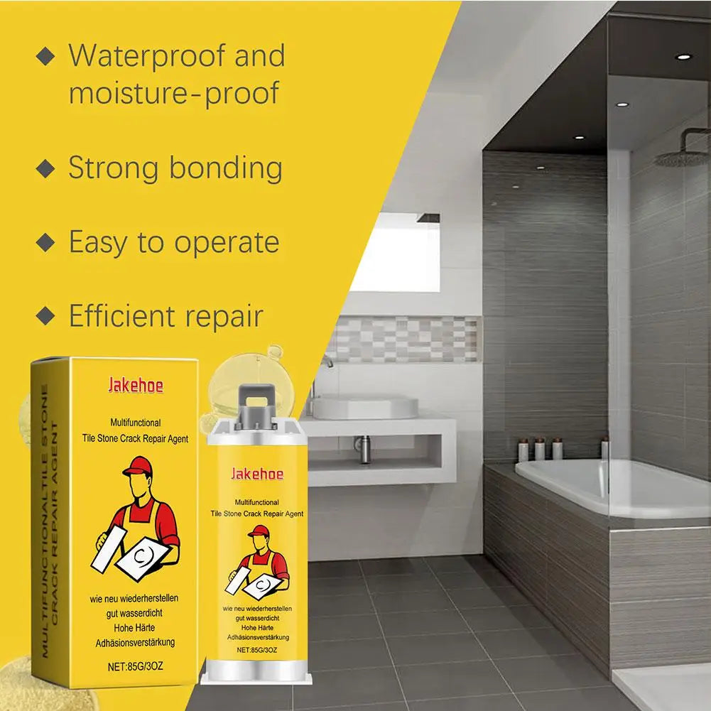 Tile2026 Edition Crack Repair Kit Silicone Sealant Multifunctional Tile Stone Repair Agent DIY Household Improvement Fall