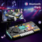 Kids2025 Edition DJ Mixer Toy With Microphone, Multifunctional Electronic Music Controller Educational Birthday Gift Fall
