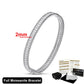 2mm Moissanite Bracelet 18K Gold Plated Tennis Bangle