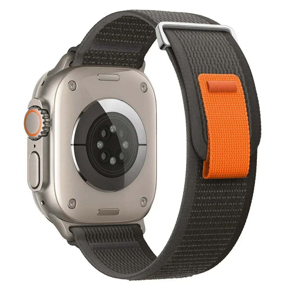 Trail Nylon Loop Apple Watch Band - Breathable Sport Strap for Ultra 3 2, Series 11 10 9 8 7 41-49mm