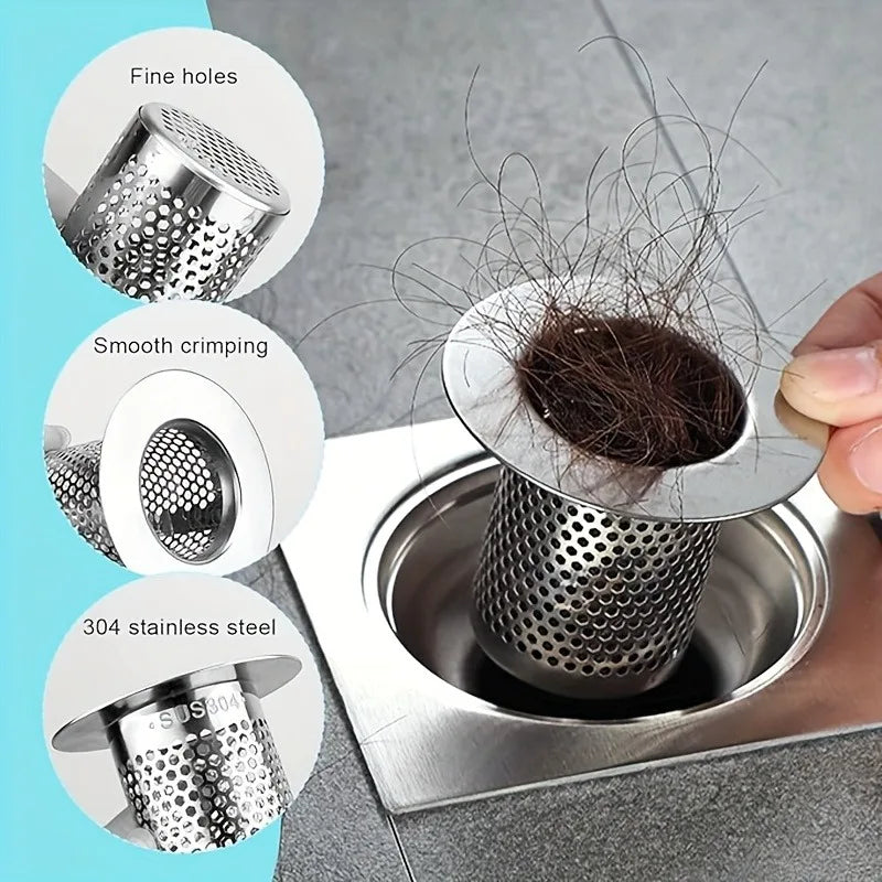 Drain Filter Sink And Shower Drain Catcher Fall 2026 Kitchen And Bathroom Protection Simple Install Hair Debris Block