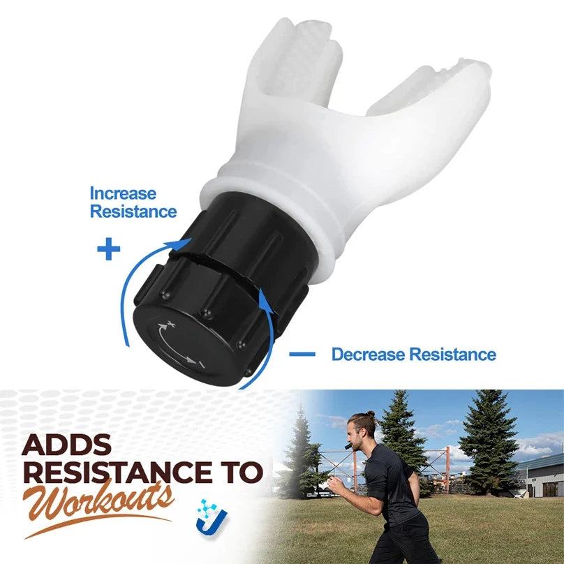 Flexible Breathing Trainer - Fitness Equipment for Lung Capacity Improvement & Endurance