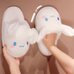 Cotton Cinnamoroll Slippers With Moving Ears For Couples