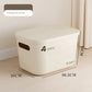 Beige PP Ins Style Storage Box with Lid - Household Organizers for Dustproof Clothing & Toys
