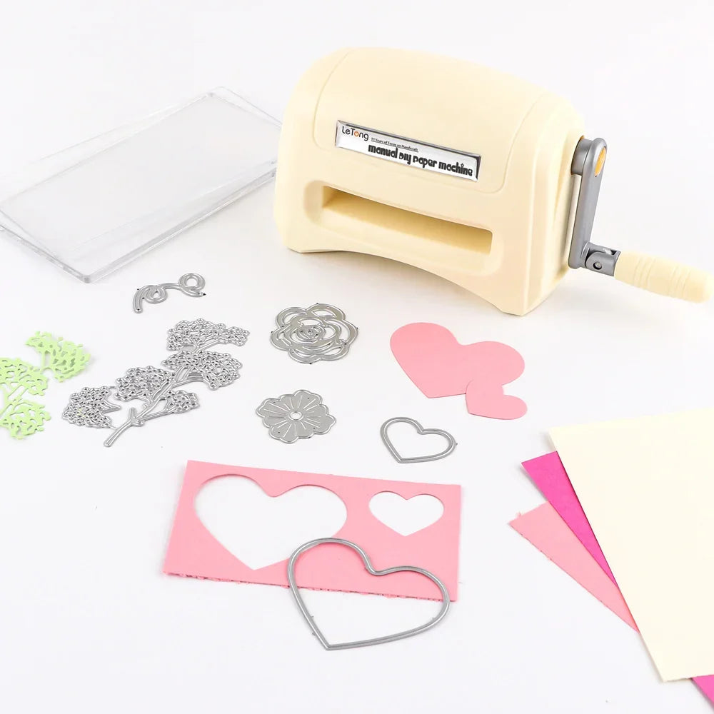 Die Cutting Machine Mini Hand-Operated Hand Crank Craft Device