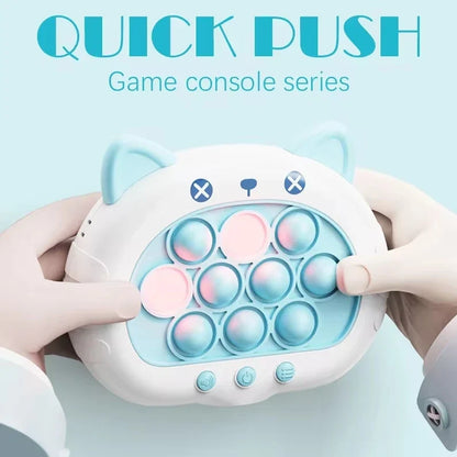 Push Speed Decompression Puzzle Game Console - Engaging Squeeze Toy for Teens and Adults, Develops Coordination and Problem-Solving Skills