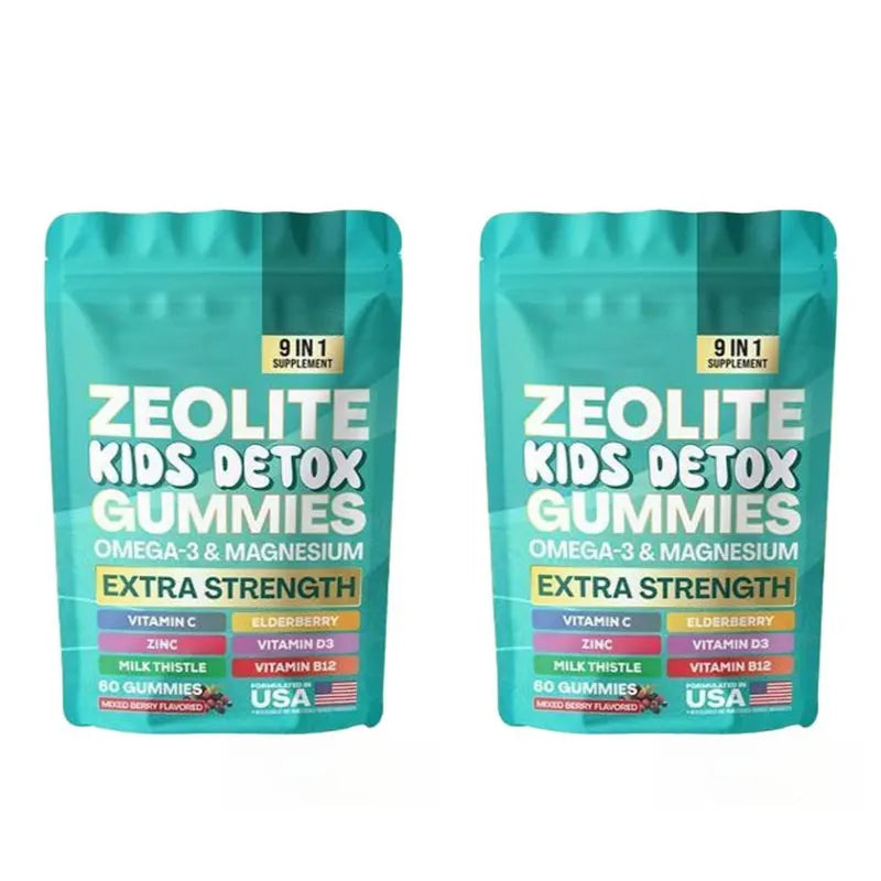 Gummies Zeolite 9-in-1 Formula Immune Support Detox Gummies Fall 2026 Wellness 60 Gummies