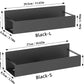 Magnetic Spice Storage Rack - Household Organizers for Refrigerator, Black Iron Kitchen Shelf