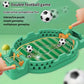 Interactive Soccer Game for Kids -2-Player Tabletop Fun, Parent-Child Activity, Travel-Friendly Puzzle Game in Blue/Green