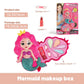 Princess Makeup Toy Kit for Kids - Pretend Play Cosmetics with Lipstick & Eyeshadow for Parties