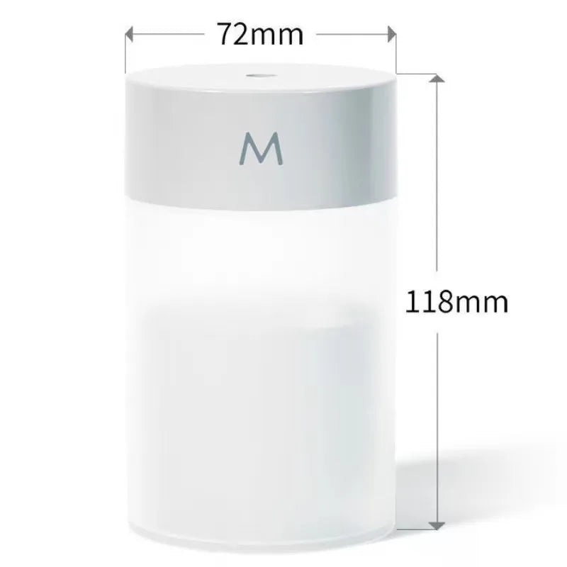 New Mini Fog Humidifier USB - Compact Desktop Air Purifier with Large Capacity for Household and Travel