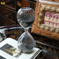 Timer Hourglass 30-Minute Moire Ripple Glass Hourglass Decor Fall 2025 Coffee Shop Centerpiece And Functional Timer Gift