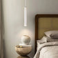 LED Japandi Pendant Lamp Wood Tube Japan Style Bedroom Light