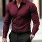 Variant image for Men's Dress Shirt in Premium Cotton with Structured Collar, Breathable Fabric, Tailored Fit for Formal and Casual Wear-17