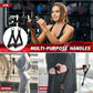 Duty Heavy D-Ring Metal Gym Handles - Fitness Equipment for Cable Machines & Resistance Bands