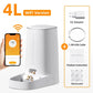 Cat Automatic Feeder Smart WiFi Dispenser 4L Remote Control For Cats Dogs Dry Food Accessories